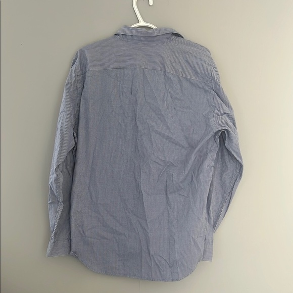 7 for all Mankind Men's Blue Button-Up Shirt - Picture 10 of 10